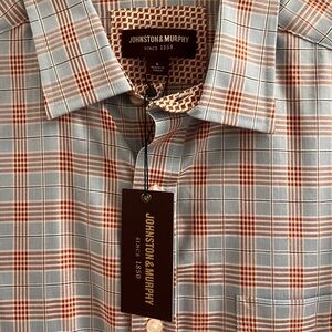 Johsnston&Murphy NWT long sleeve button down